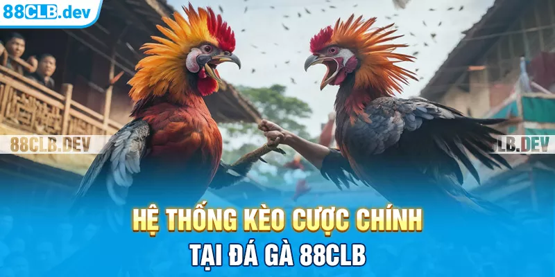 Hệ thống kèo cược chính tại đá gà 88CLB